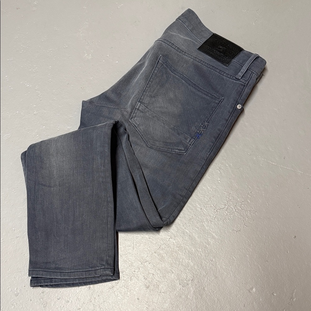 Scotch & Soda Men's Charcoal Slim Straight Jeans